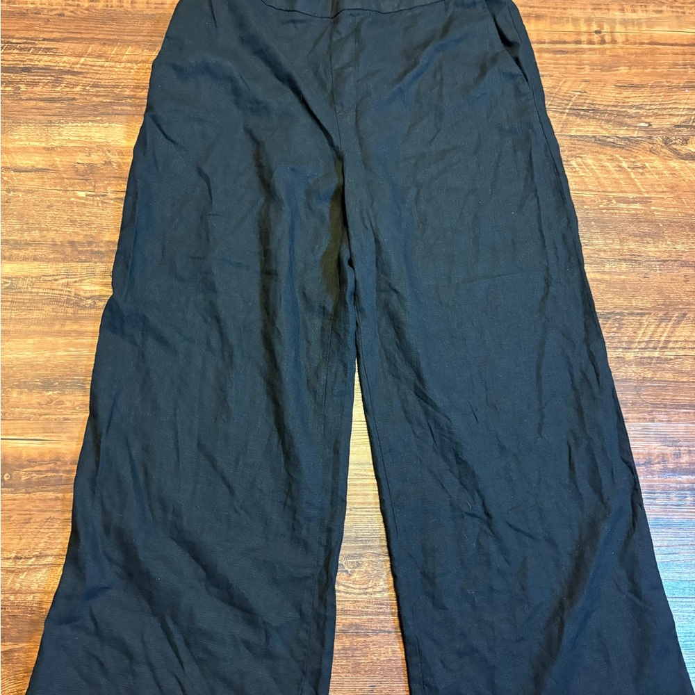 Old Navy Wide Leg Black Women Pants Size 10 With Tags